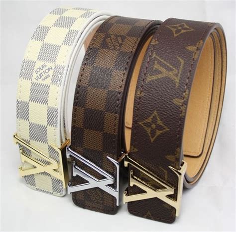 louis vuitton mens white belt replica|louis vuitton belt original.